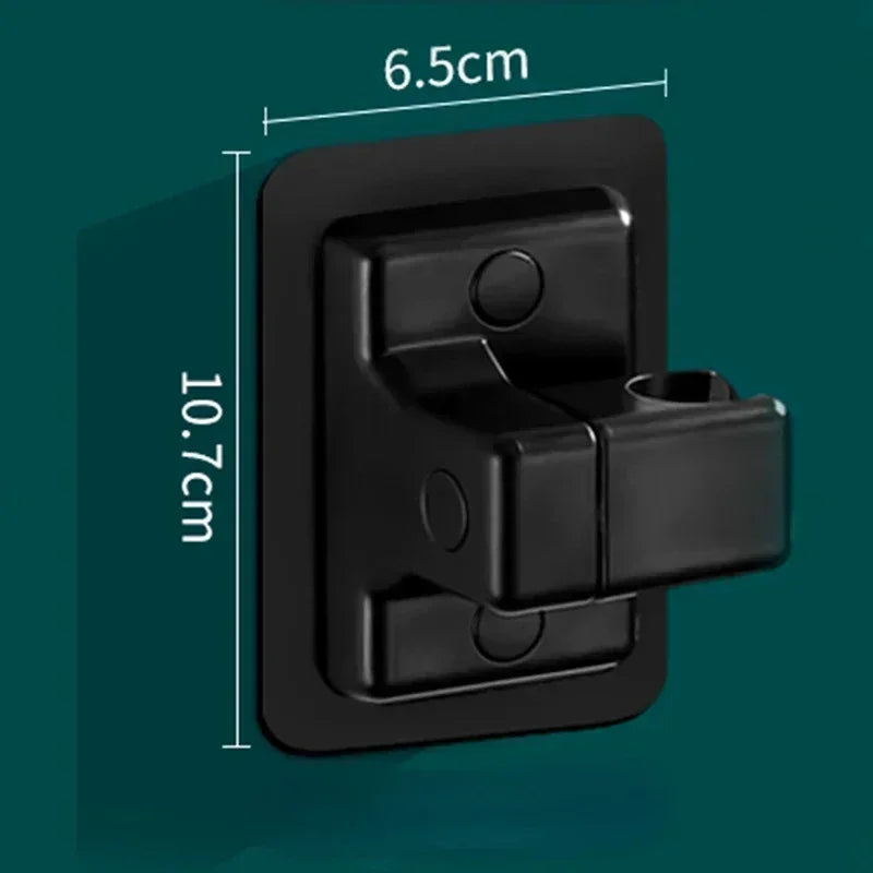 Adjustable ABS Shower Head Holder – Self-Adhesive Wall Mount Bracket for Handheld