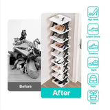 Shoe Organizer Rack – Multi-Layer, Detachable, Space-Saving Shelf for Home Use - PulinGO