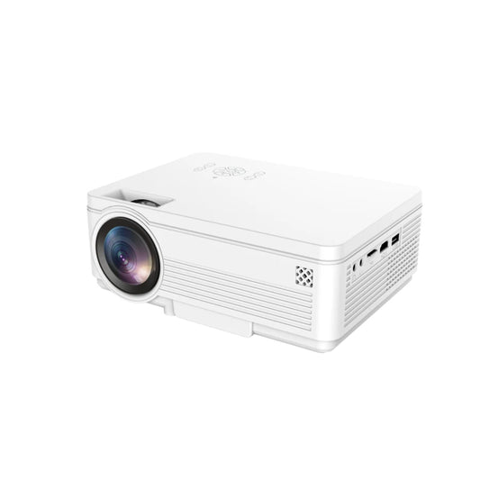 Portable HD Mini Projector – 1280×720p LED, 240 ANSI Lumens, Bluetooth & Wi-Fi, Short-Throw Home Media Player