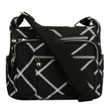 Women’s Large-Capacity Nylon Crossbody & Shoulder Bag – Multi-Pocket Everyday Tote for Mature Style