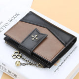 Casual Women’s PU Leather Wallet – Elegant Zipper Bifold Clutch Purse with Card Holder & Coin Pocket