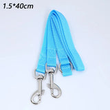Double Twin Dual Coupler Dog Leash – Adjustable V-Shape Nylon 2-in-1 Lead for Walking Two Dogs