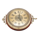 Vintage Double-Sided Wall Clock – Silent Industrial Wall Mounted Round Clock for Living Room, Kitchen & Office Décor