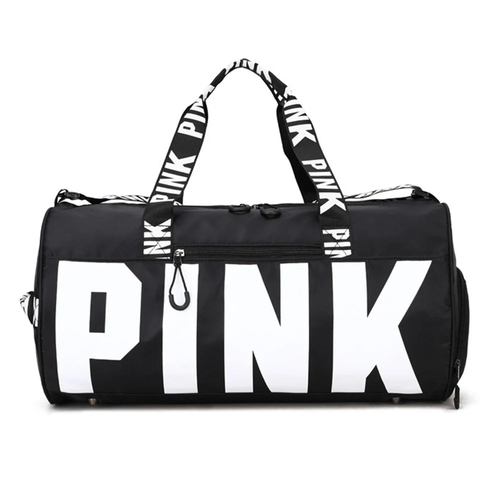 Handheld fitness gym bag – waterproof dry/wet separation sports duffel with shoe compartment & adjustable strap for outdoor football