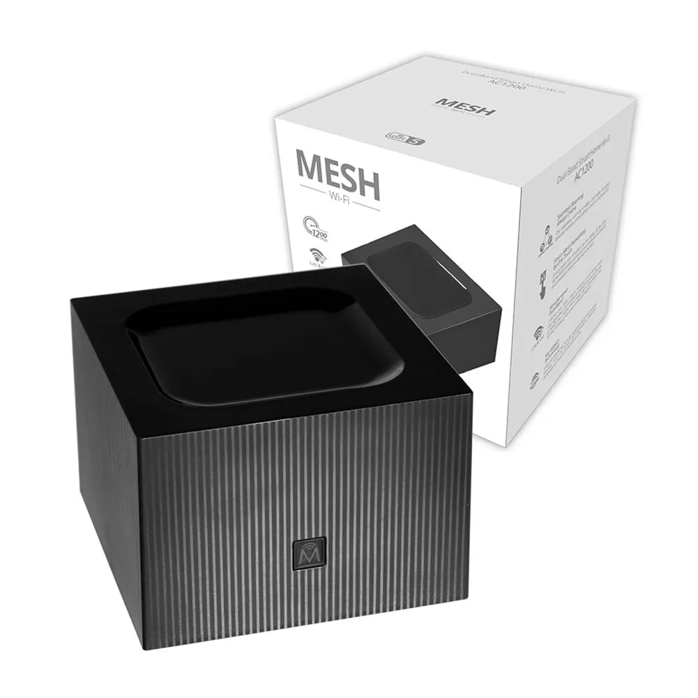Whole-Home Wireless WiFi Mesh Router System – AC1200M Dual-Band with Internal Antennas & Wide Coverage