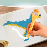 White Calibration Tape with Cute Pen Applicator – Quick Drying Japanese White-Out