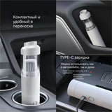Heavy-Duty Wireless Car Vacuum – 180W Motor, Wet/Dry Cleaning, 8000Pa Suction for Sand & Debris Removal 🚗🧹