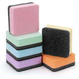 Magnetic Whiteboard Erasers – 12-Pack Square Dry Erasers in Pastel Colors for Classroom Use
