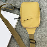 Men’s Moto Biker Chest Crossbody Bag — Outdoor Sports Sling Messenger Shoulder Pack