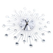 13-Inch Crystal Glass Wall Clock – Silent Movement Luxury Wall Clock for Living Room & Home Décor