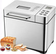 2.2 LB Large Automatic Bread Machine – Professional Bread Maker with Non-stick Ceramic Pan & LCD Touch Panel