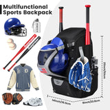 Baseball Equipment Bag – Large-Capacity Baseball Backpack with Shoe Compartment & Bat Sleeve