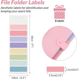 Accordion File Organizer – 4-Pack Letter/A4 Size Expandable Folder with 32 Labels for Documents & Bills
