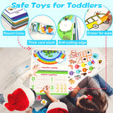 2-Set Montessori Busy Books for Preschool Learning Activities (Ages 3+) 📘📗