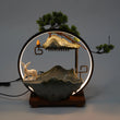 Ceramic Tabletop Fountain with LED Lights – Indoor Waterfall Mist Décor Featuring Deer & Plants for Relaxing Home & Office Ambience
