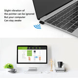 USB Mini Mouse Mover / Jiggler – Plug & Play Computer Activity Simulator with On/Off Button