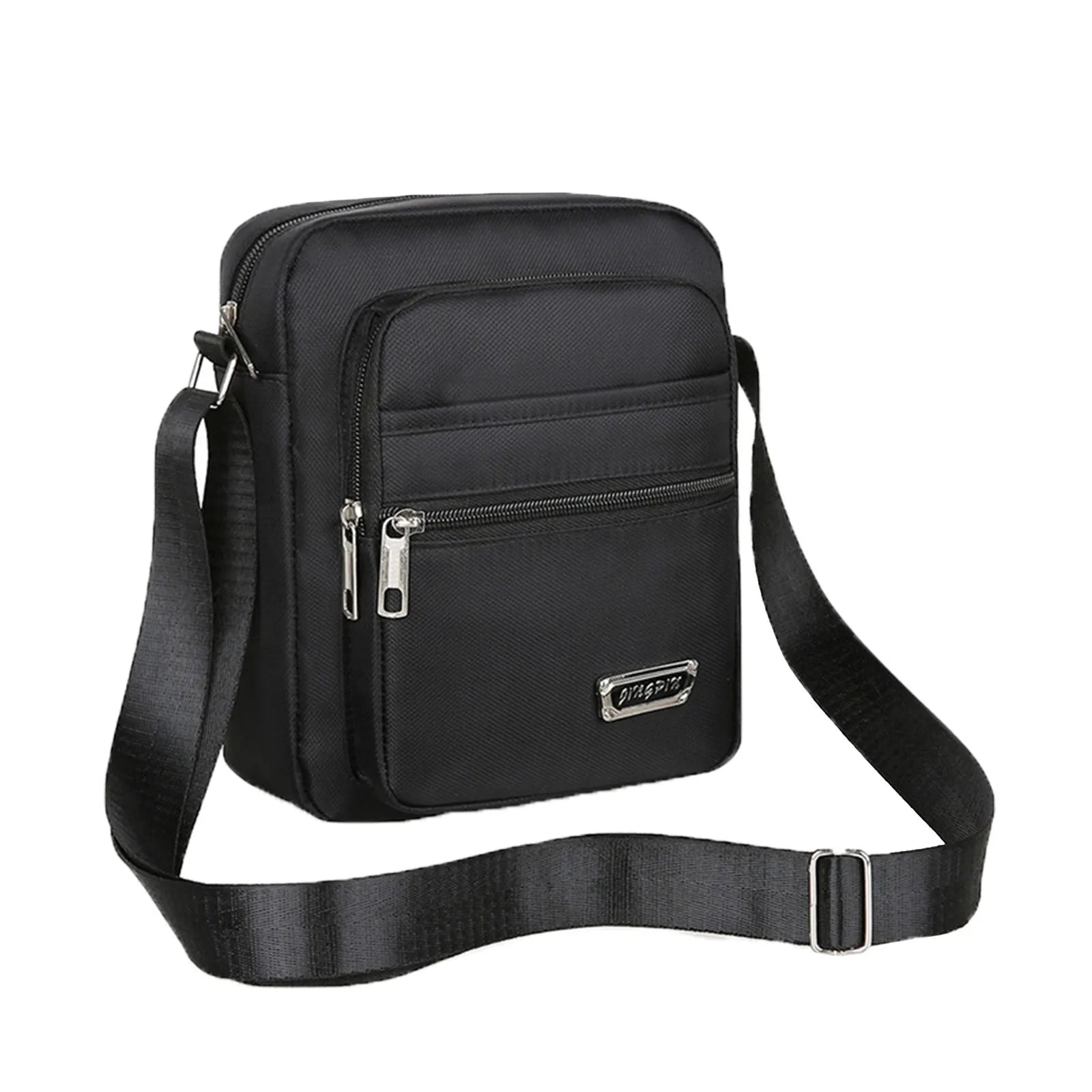 Men’s Waterproof Nylon Crossbody Bag — Large Casual Shoulder Messenger Satchel for Travel & Daily Use