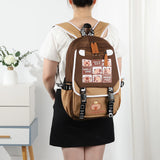 Capybara Laptop Backpack – Fun School Rucksack with 1 Main Compartment