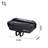 2–3L Electric Scooter & Bicycle Hard Shell Front Bag – Waterproof EVA Storage Pack for M365/Pro 2 & Universal Models