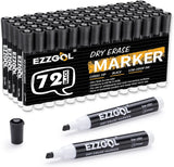 Dry Erase Markers – 72 Bulk Pack Low-Odor Black Whiteboard Markers with Chisel Tip 🖊️