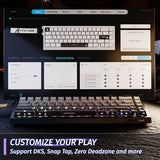 Mambasnake X Attack Shark X68 HE Gaming Keyboard and R1 Mouse Combo – 8KHz Magnetic Switch Keyboard with RGB Backlight & Precision Gamer Mouse