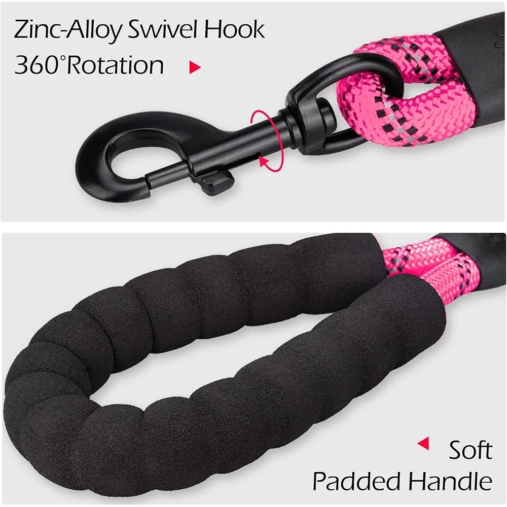 Escape-Proof Dog Harness with Reflective Leash – No-Pull Adjustable Soft Padded Vest for Outdoor Training