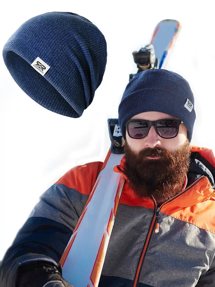Knit Beanie Hat – Warm Winter Skull Cap for Men & Women, Daily Wear & Outdoor Cold Weather Protection
