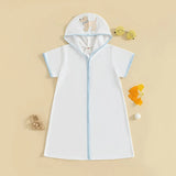 Children’s Hooded Beach Towel – Soft Embroidered Swim Cover-Up for Toddlers, Boys & Girls | Quick-Dry Bathrobe for Pool & Beach