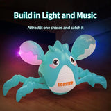 Crawling Lobster Toy – Light-Up Musical Sensory Toy for Tummy Time, Walking & Dancing Interactive Gift for Boys & Girls