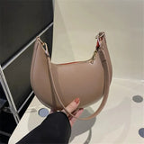 Women’s Moon-Shaped Crossbody Shoulder Bag – High-End Single Shoulder Luxury Design