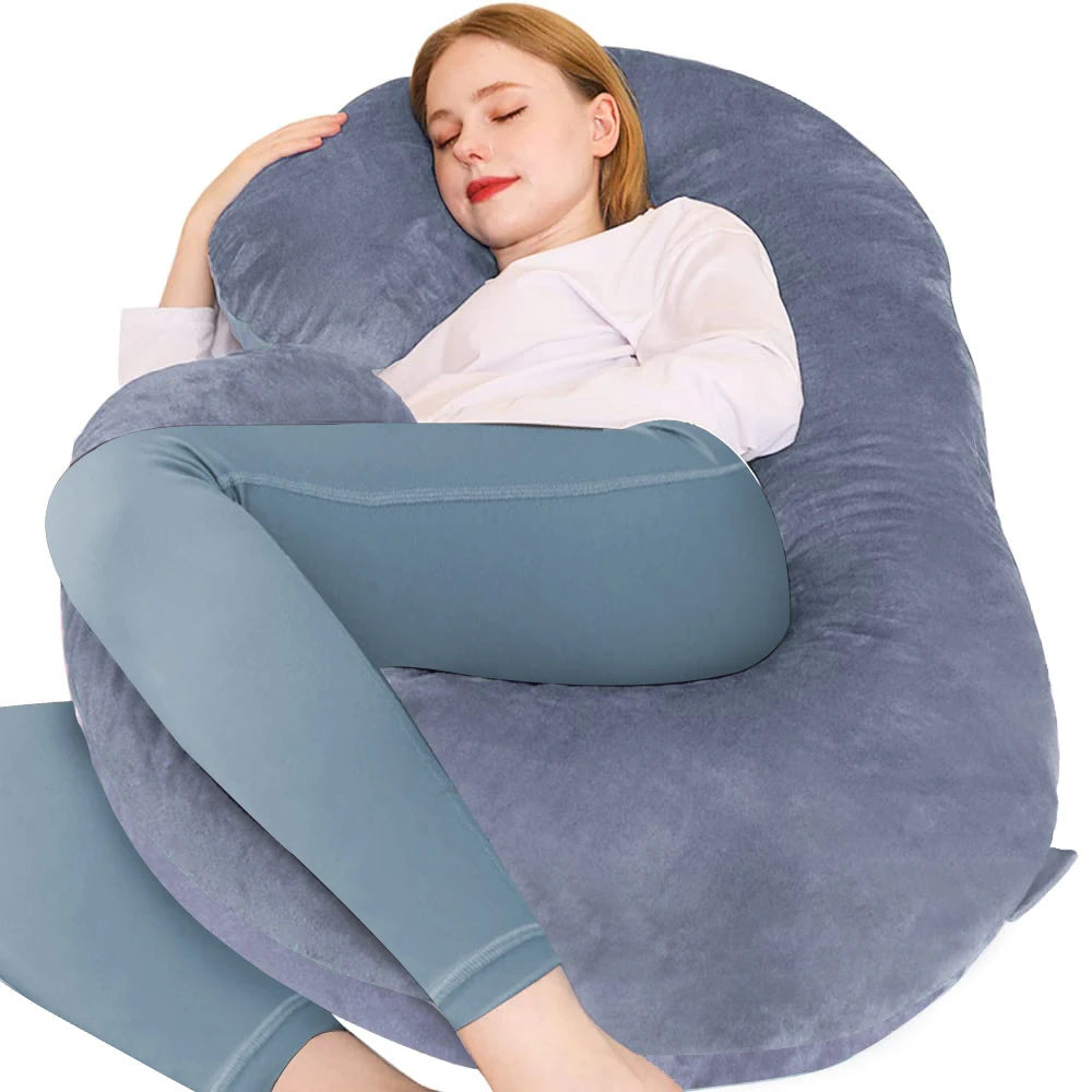 Pregnancy Body Pillow for Sleeping – Large U-Shaped Maternity Pillow for Full Body Support & Comfortable Rest