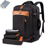 40L Expandable Travel Backpack — Waterproof Large-Capacity Luggage & Laptop Bag for Business + Adventure Trips