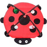 Cat Tent Activity Center – Indoor Cat Bed Tent with Hanging Toys & Balls, Play Mat for Kittens & Cats to Exercise & Relax