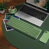 2.4G Wireless Gaming Keyboard and Mouse Combo – Portable Mini Keyboard with Silent Keys & Optical Mouse Kit for Laptop & PC