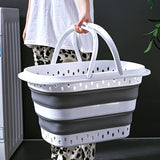 130 L Extra-Large Foldable Laundry Basket – Pop-Up Storage Container with Handle (21.65″ / 55 cm Diameter)
