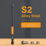 Impact Torx & Hex Bit Set – 3" & 6" T7–T40 Torx + H1.5–H8 Hex with CNC-Machined Tips