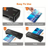 Bonsaii 9″ Thermal Laminator – Compact Jam‑Proof Laminating Machine with Precision Temperature Control