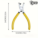 2.0mm Universal Tungsten Steel Leather Hole Punch Pliers – Hand Strap Punch Tool for Watch Bands, Belts, Dog Collars & DIY Crafts