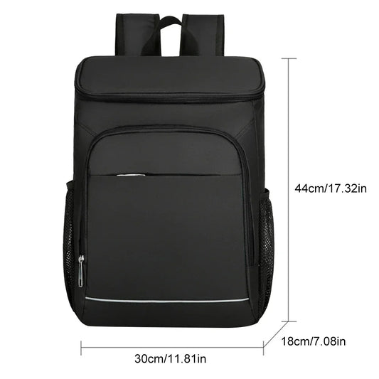 Insulated Picnic Cooler Backpack – Waterproof Large Capacity Thermal Oxford Bag for Outdoor & Travel Use