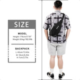 Waterfly Small Crossbody Sling Backpack — Anti-Theft Chest & Shoulder Travel Bag