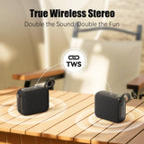 10 W TWS Bluetooth Speaker – Enhanced Bass, IP7 Waterproof, Up to 30 H Playtime, Outdoor Portable Speaker