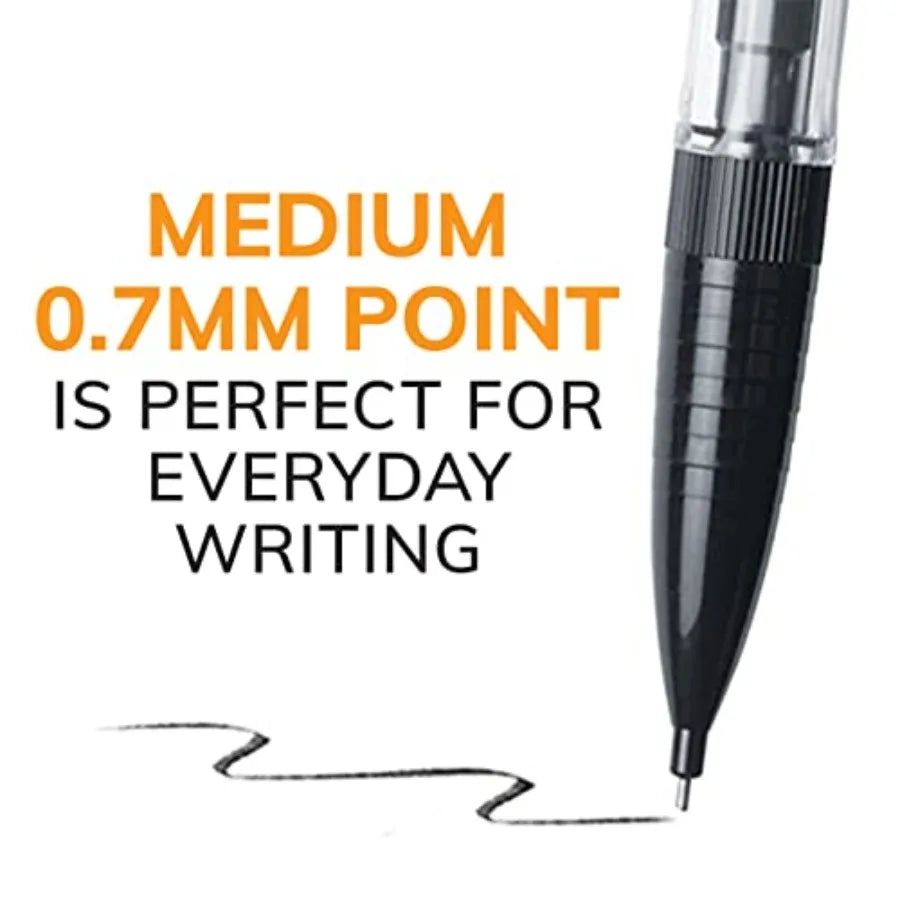 XtraSmooth Mechanical Pencils Bright Edition – 0.7 mm Medium Point, 40-Pack with Erasers for School & Office