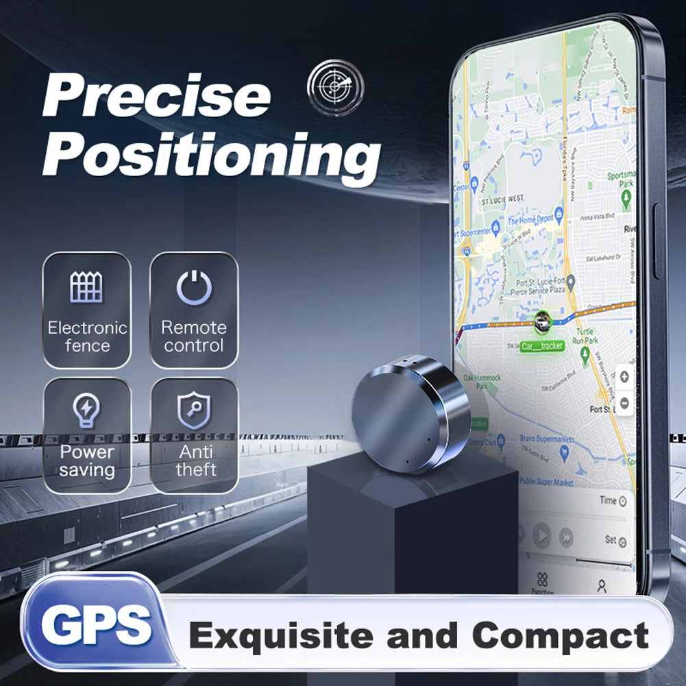 Magnetic GPS Locator – USB Micro 5Pin DC Tracker with Anti-Lost Alarm for Cars, People & Personal Items (1–4pcs Set)