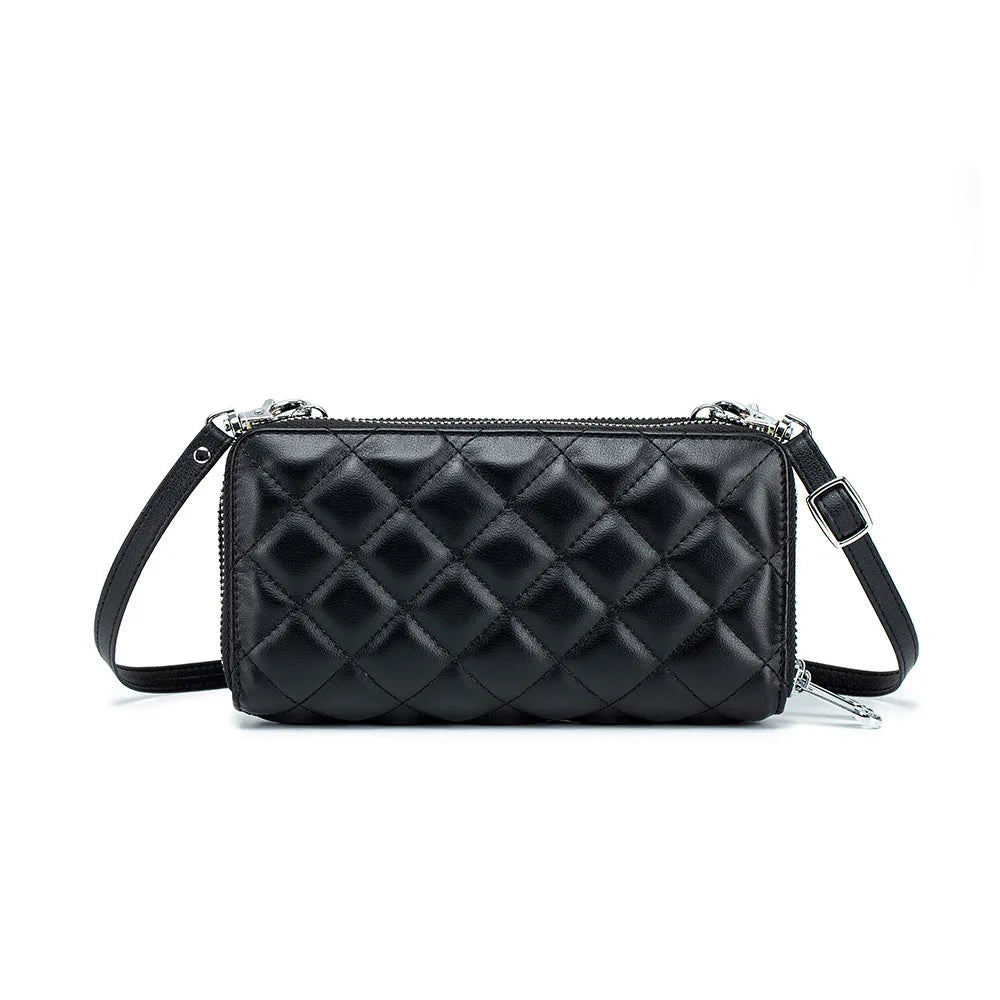Women’s Fashion Crossbody Shoulder Bag – Cellphone Purse with Card Holder, Wallet Organizer & Zipper Closure Handbag