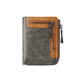 Premium Retro Short Wallet for Men – Stylish PU Leather Zipper Wallet with Multi-Function Design & Durable Craftsmanship