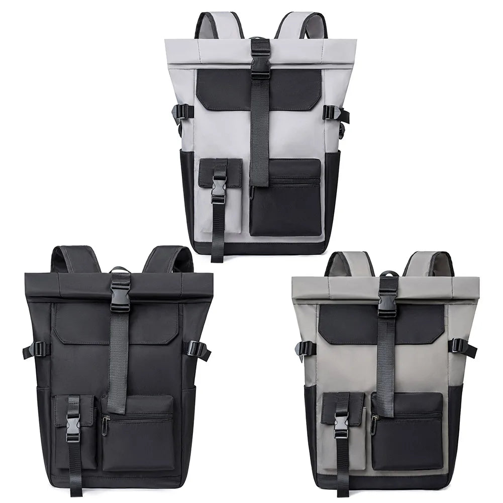 Waterproof Large-Capacity Travel Backpack – Men’s Outdoor Sports Daypack | Business Laptop Bag for School, Work & Office