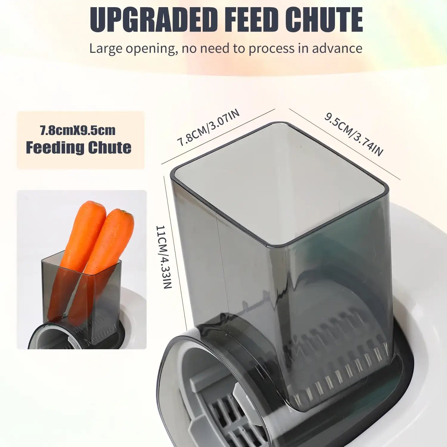 Multi-Function Electric Cheese Grater & Vegetable Slicer – 5-in-1 Shredder, Spiralizer & Salad Maker