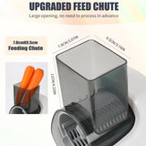 Multi-Function Electric Cheese Grater & Vegetable Slicer – 5-in-1 Shredder, Spiralizer & Salad Maker