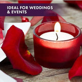 “200-Pack White Unscented Tea Light Candles – Bulk Dripless 4-Hour Burn for Weddings, Events & Home Décor”