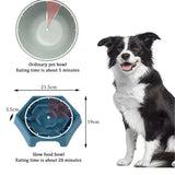 Dog Bowl Anti-Choking Slow Feeder – Non-Slip Pet Food Bowl for Small & Medium Dogs and Cats 🐶🐱✨